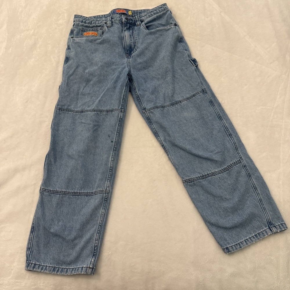 Empyre Carpenter Jeans‎ Men Size 30x27 Blue Straight Wide Leg Skater Y2K 90s